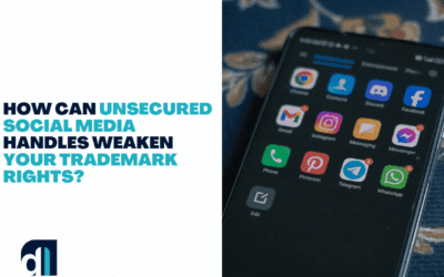 How can unsecured social media handles weaken your trademark rights?